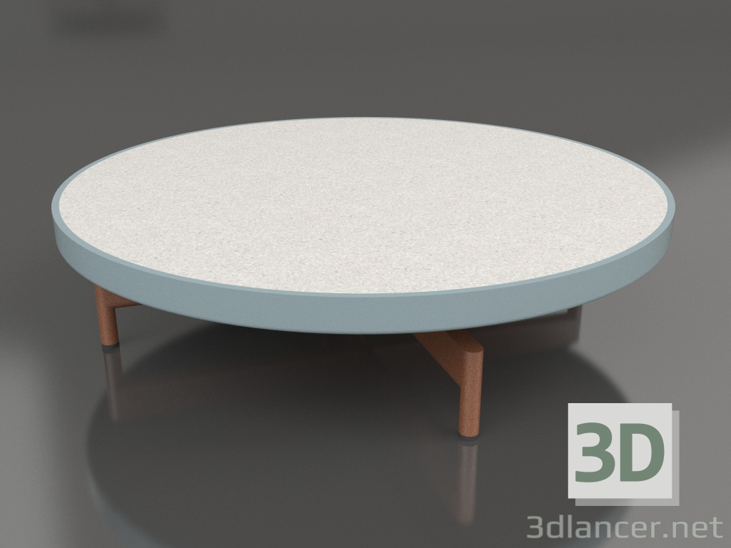 3d model Round coffee table Ø90x22 (Blue grey, DEKTON Sirocco) - preview