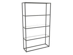 Large rectangular rack (GLASS, 100x30x170)