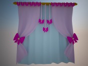 Curtains bows