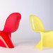 modello 3D Panton-chair - anteprima