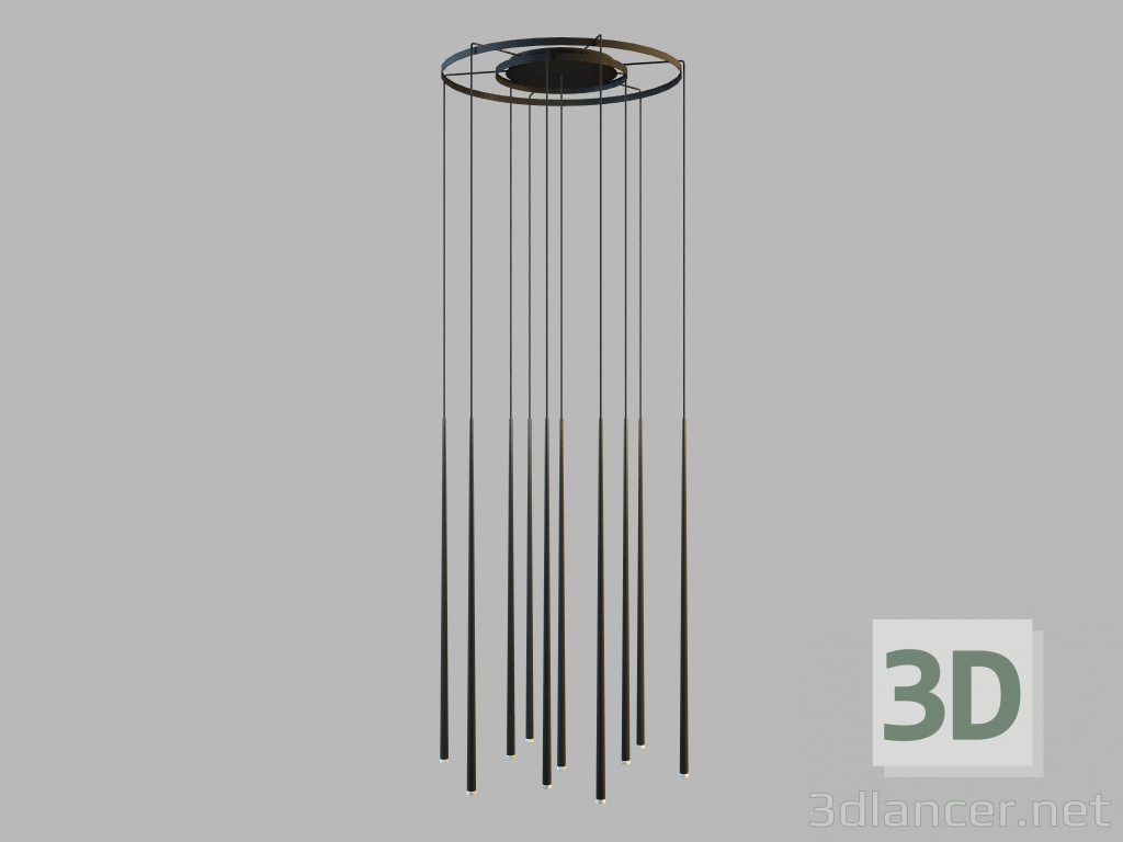 modèle 3D lampe suspendue 0935 - preview