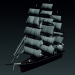 3D Modell Segelschiff - Vorschau