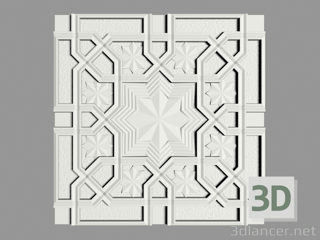 3d model Panel 3D (№10) - vista previa