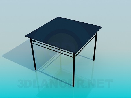 3d model Square coffee table - preview 3d model Square coffee table - preview