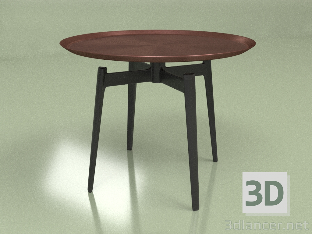 modello 3D Tavolino Ayrat diametro 60 - anteprima