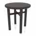 3d model Stool (rounded end) JT 032 (D=400x430, wood brown dark) - preview