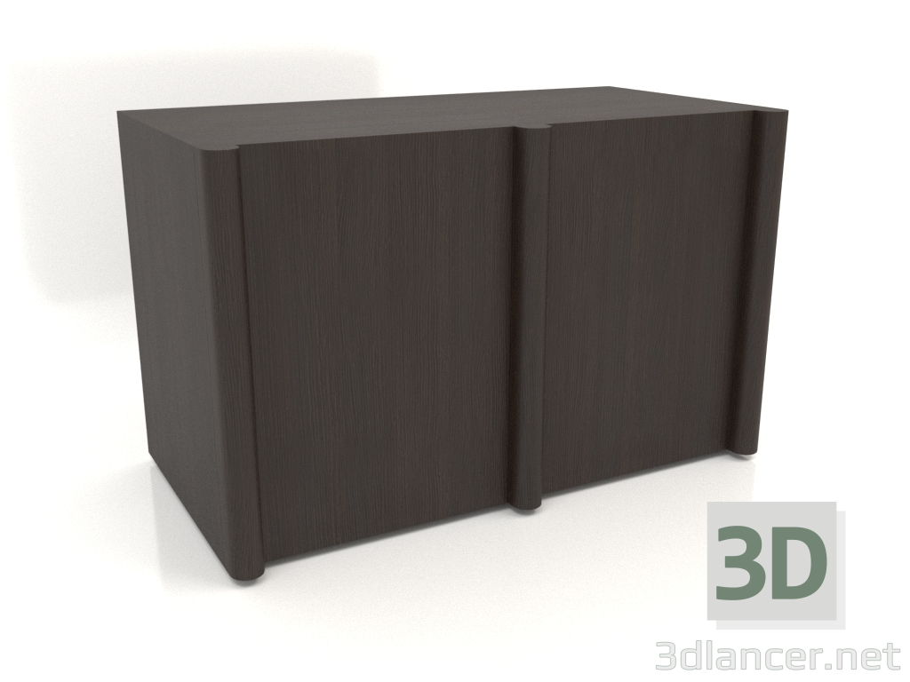 modello 3D Buffet MW 05 (1260х667х798, legno marrone scuro) - anteprima