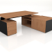 modèle 3D Table de travail Viga Executive V37P (2144x1801) - preview
