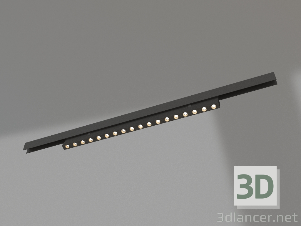 3d model Lamp MAG-DOTS-FOLD-25-S600-18W Day4000 (BK, 30 deg, 24V) - preview