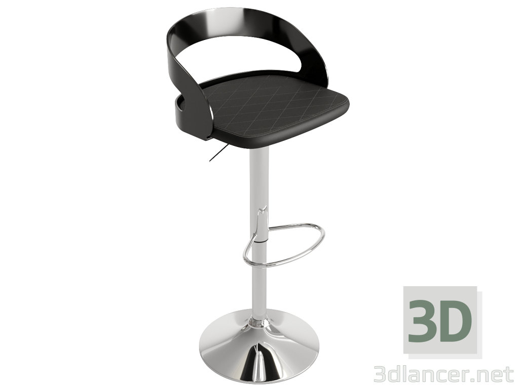 Taburete para cocina o restaurante o bar 3D modelo Compro - render