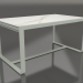 3d model Dining table 150 (DEKTON Aura, Cement gray) - preview