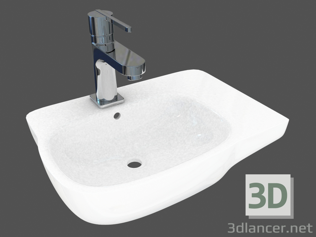 modello 3D Stile lavabo (L21765) - anteprima