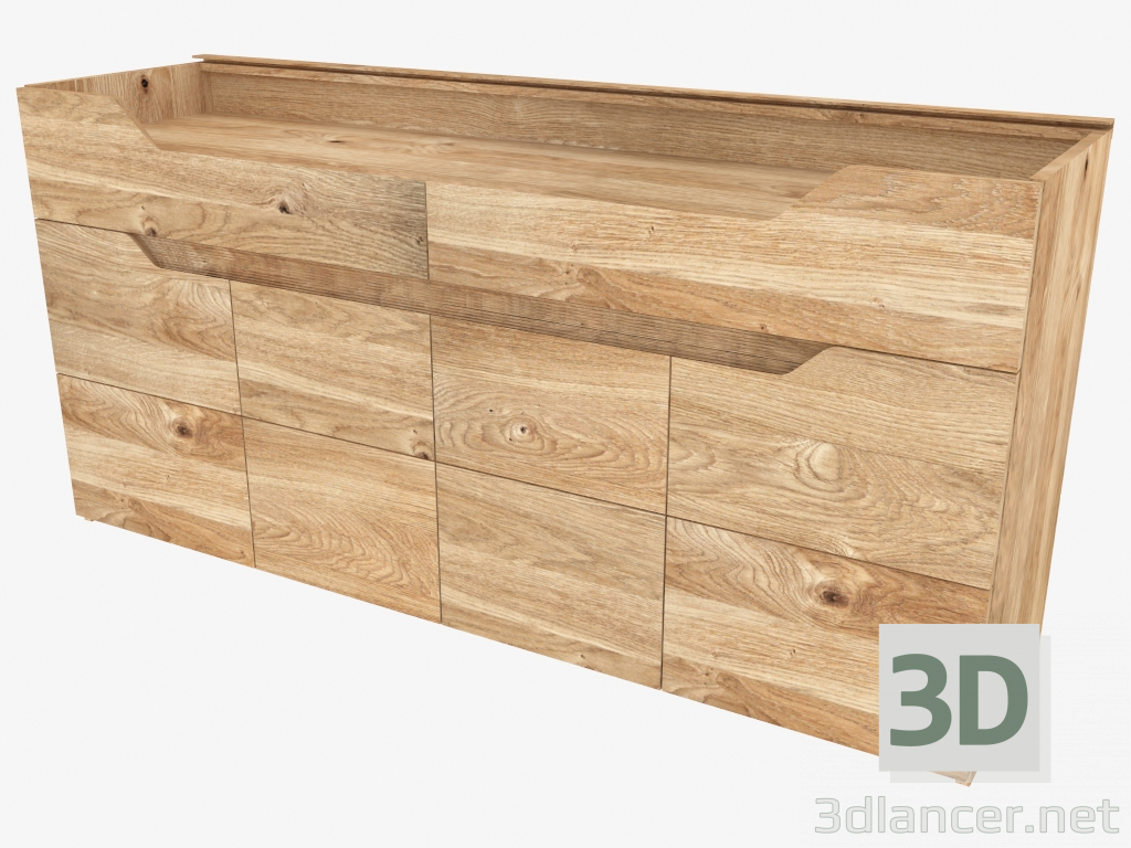 3d model Chest of drawers (SE.1041 170x85x45cm) - preview