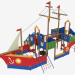 3D modeli Çocuk oyun kompleksi Brigantine (5118) - önizleme