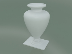 Dekorative Vase Anfora (Weiß)