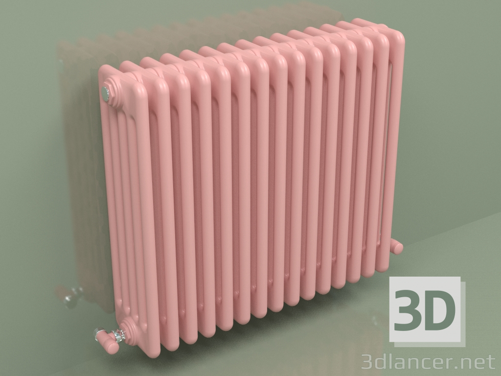 3d модель Радиатор TESI 5 (H 600 15EL, Pink - RAL 3015) – превью