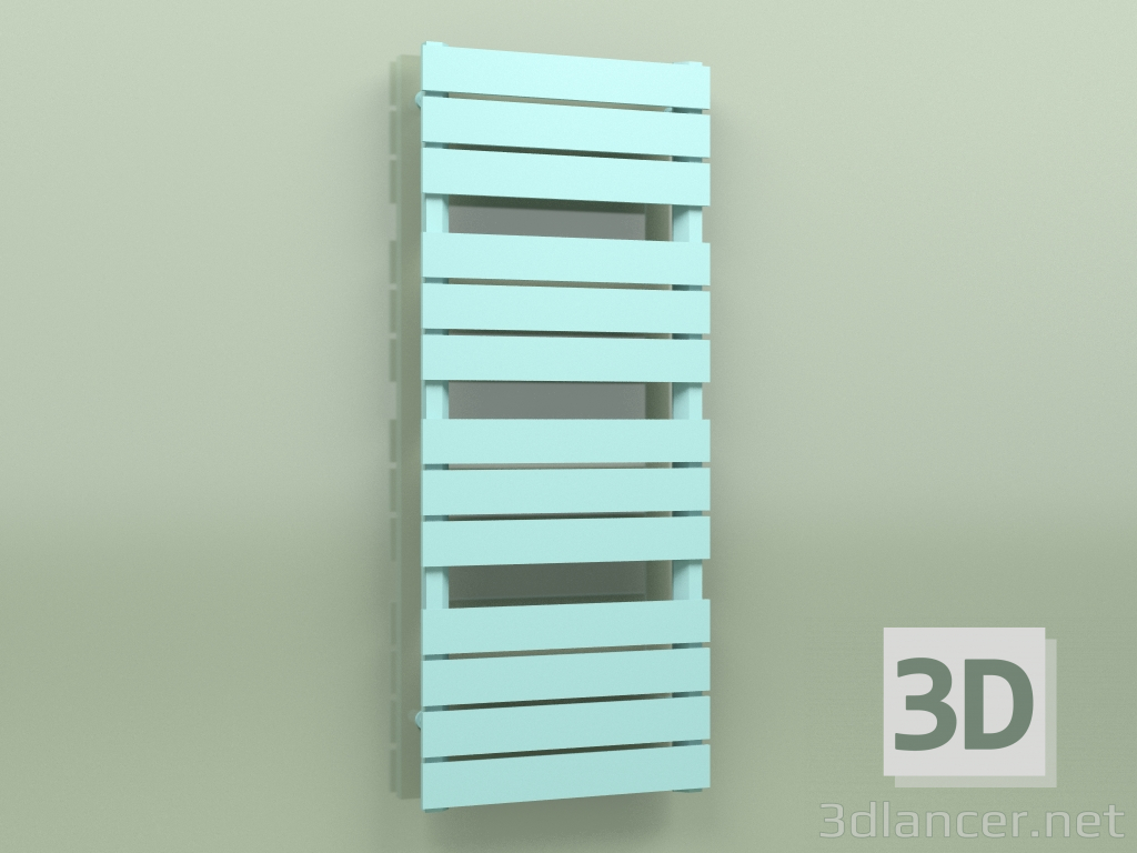 3D modeli Isıtmalı havlu askısı - Muna (1205 x 500, RAL - 6034) - önizleme