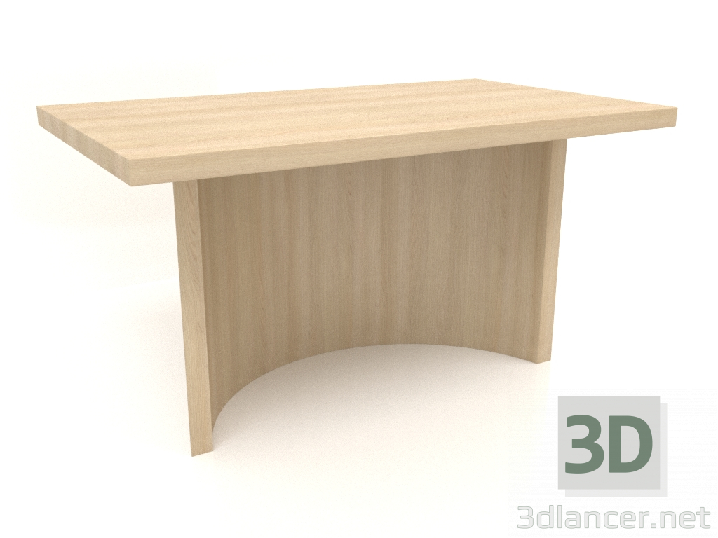 modello 3D Tavolo RT 08 (1400x840x750, legno bianco) - anteprima