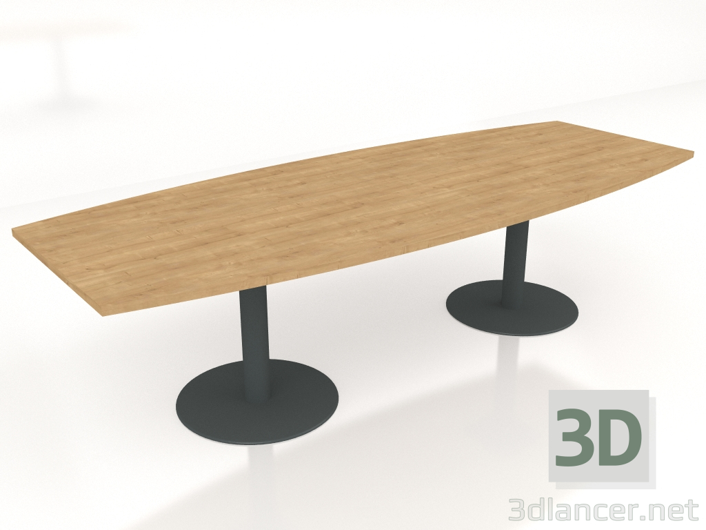 modello 3D Tavolo per trattative Tack Conference ST15 (2800x1100) - anteprima