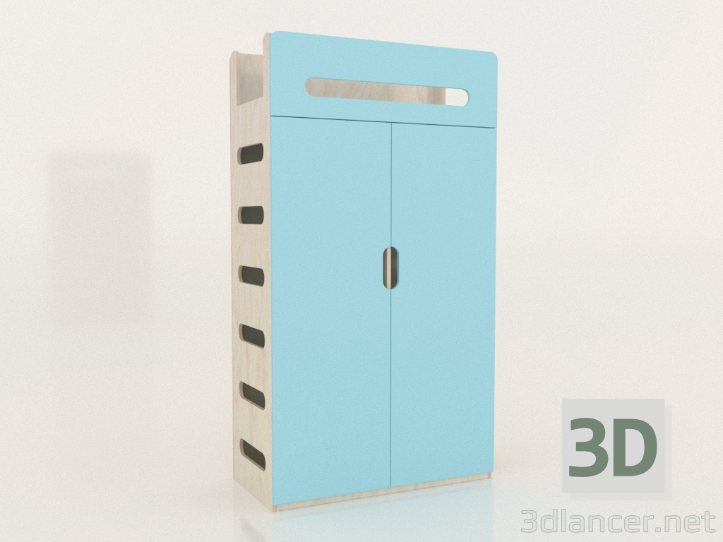 3D Modell Kleiderschrank geschlossen MOVE WC (WBMWC1) - Vorschau