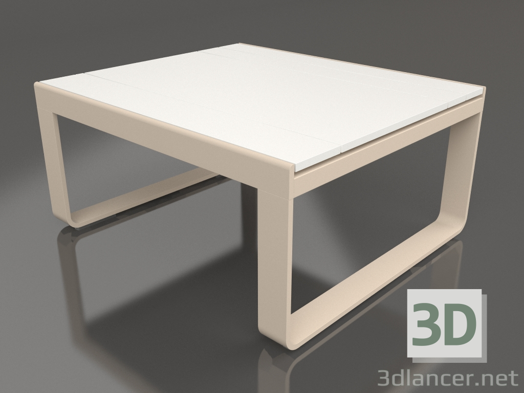 modèle 3D Table club 80 (DEKTON Zenith, Sable) - preview