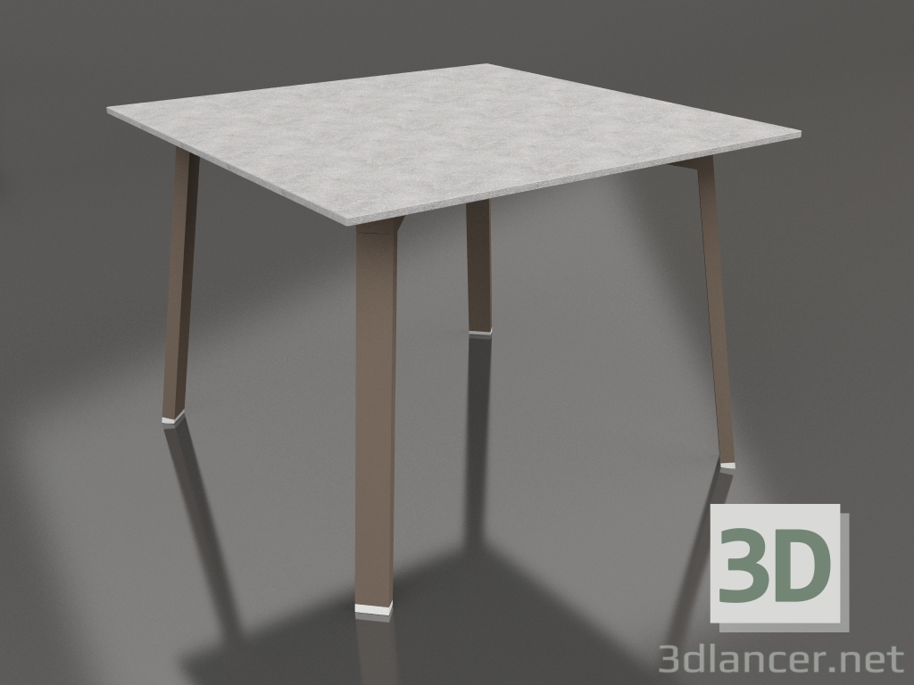 3D Modell Esstisch 100 (Bronze, DEKTON) - Vorschau