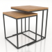 3d model Coffee table (natural oak) - preview