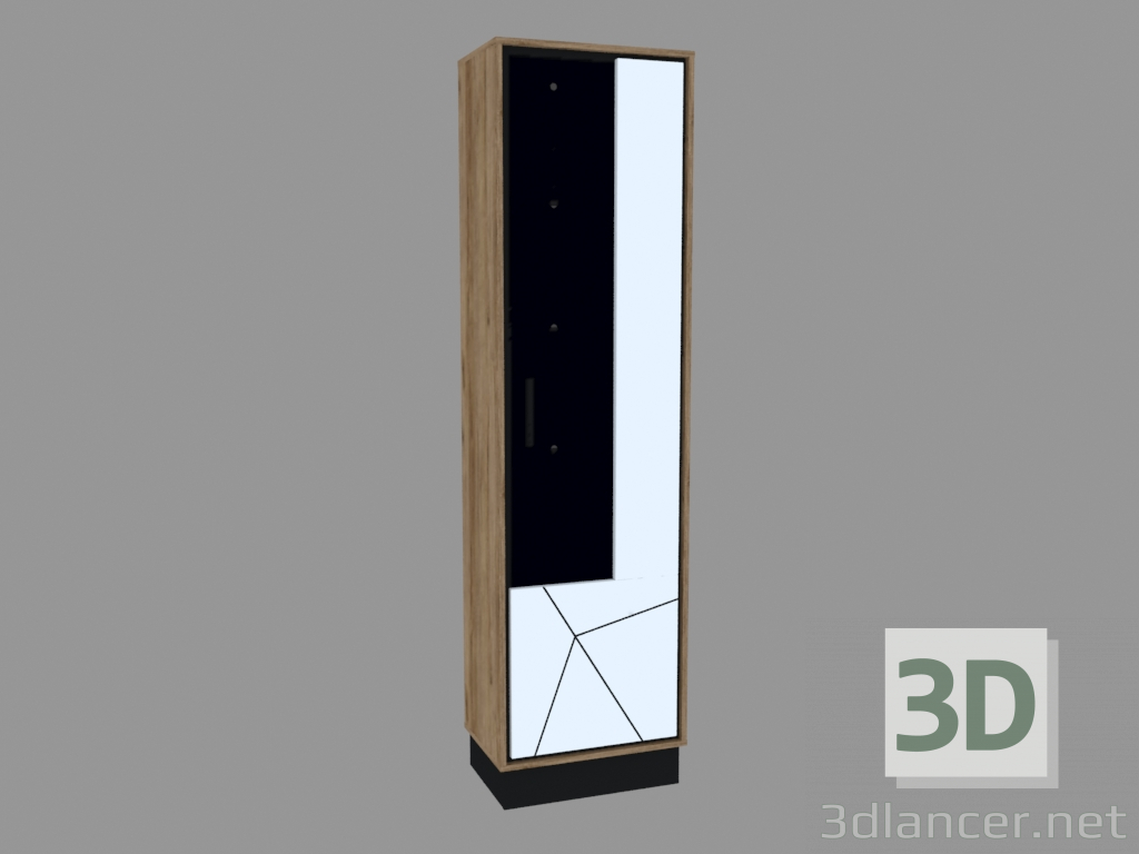 modèle 3D Vitrine 1D (TYPE BROV01R) - preview