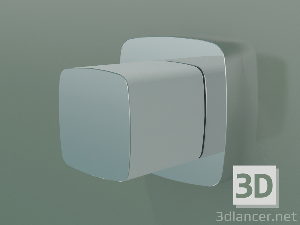 3D Modell Absperrventil für verdeckte Installation (15978400) - Vorschau