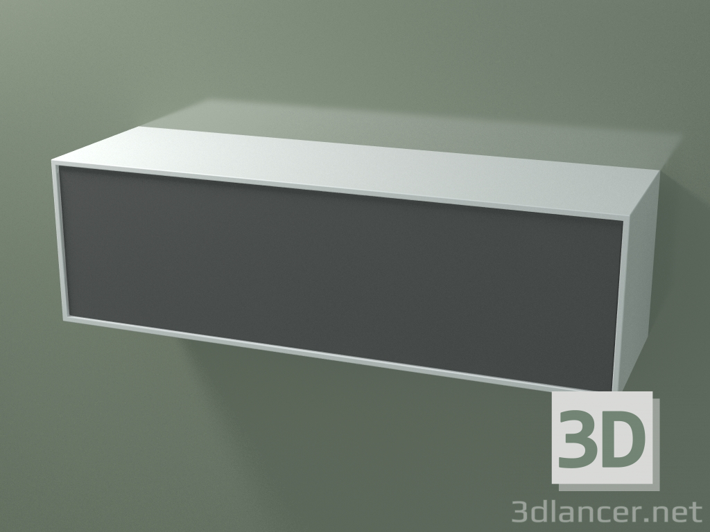 Modelo 3d Caixa (8AUEBA01, Branco Glaciar C01, HPL P05, L 120, P 36, H 36 cm) - preview