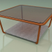 modello 3D Tavolino 001 (Vetro Bronzato, Metallo Ruggine, Pietra Luna) - anteprima