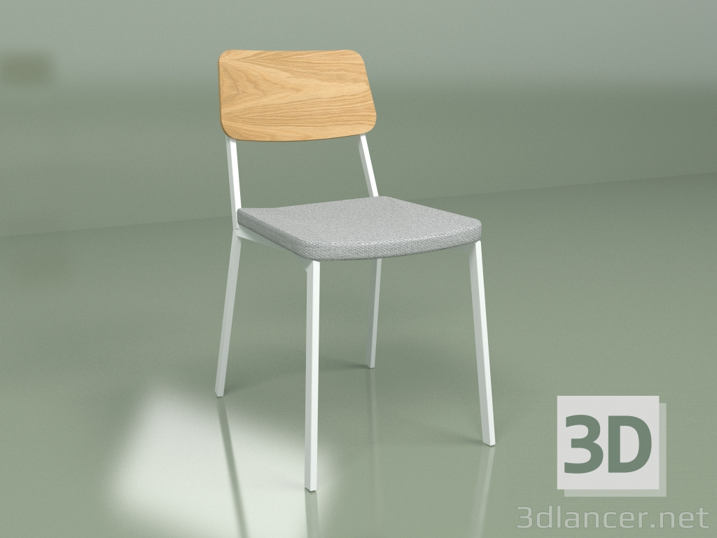 modèle 3D Chaise Sprint 2 (blanche) - preview