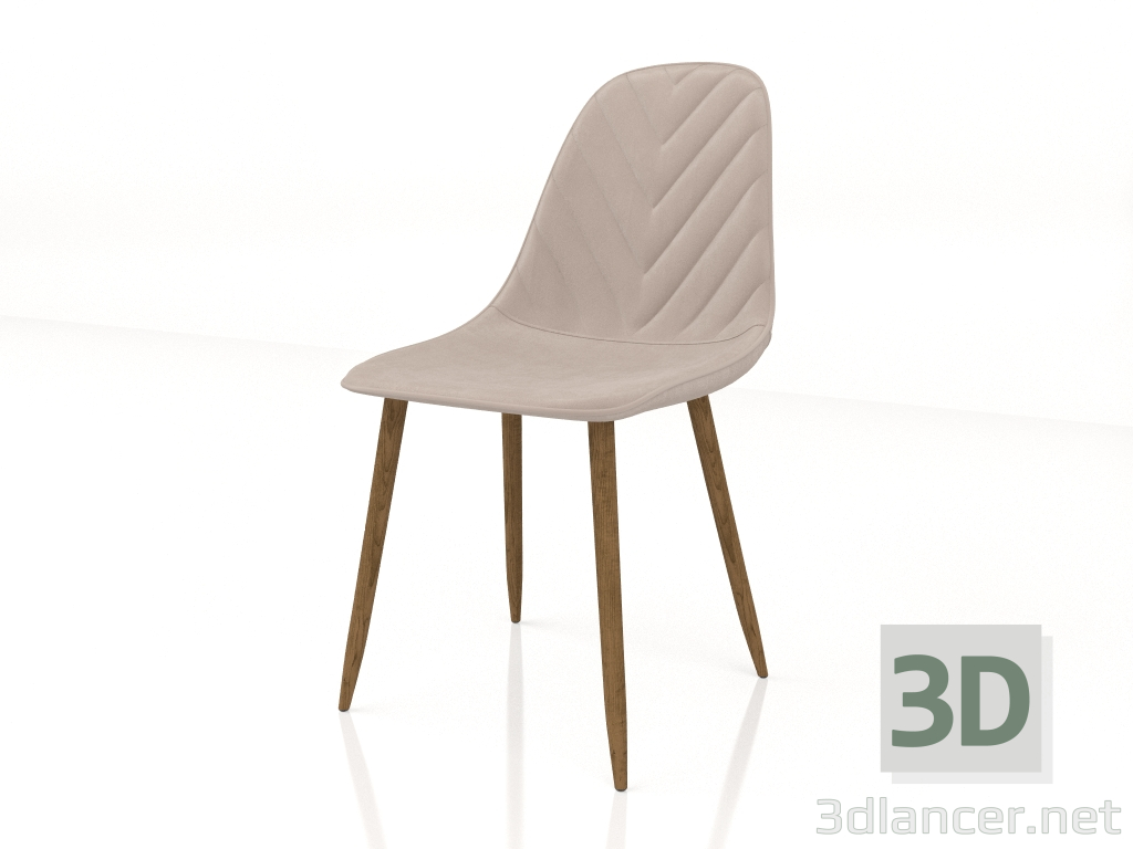 Modelo 3d Cadeira Lars (bege) - preview