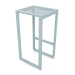 3d model High stool (Blue gray) - preview