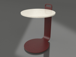 कॉफ़ी टेबल Ø36 (वाइन रेड, डेक्कन डैने)