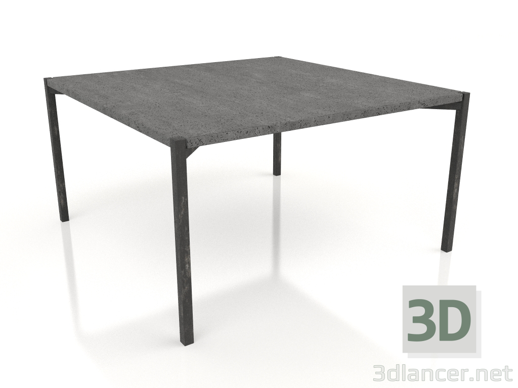 modello 3D Tavolino Little Otto (cemento scuro, grigio nero) - anteprima
