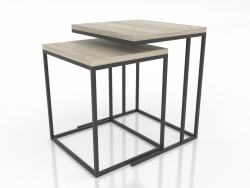 Coffee table (lightened oak)