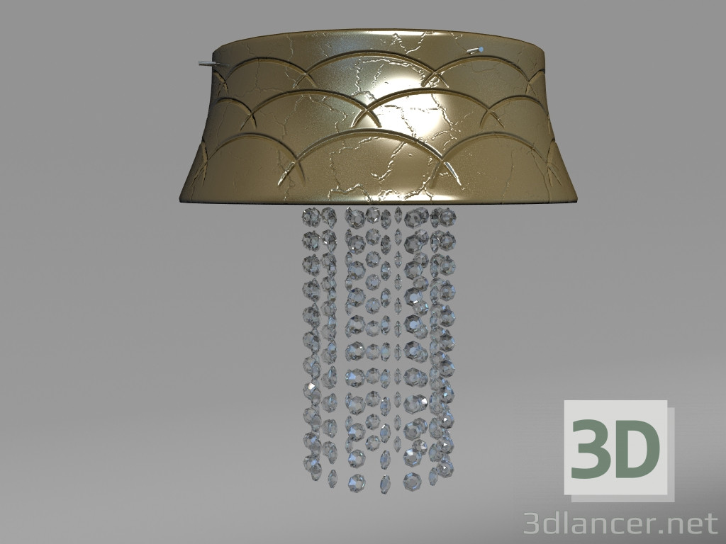3D modeli Lamba tavan bergamo mx92902-1b - önizleme