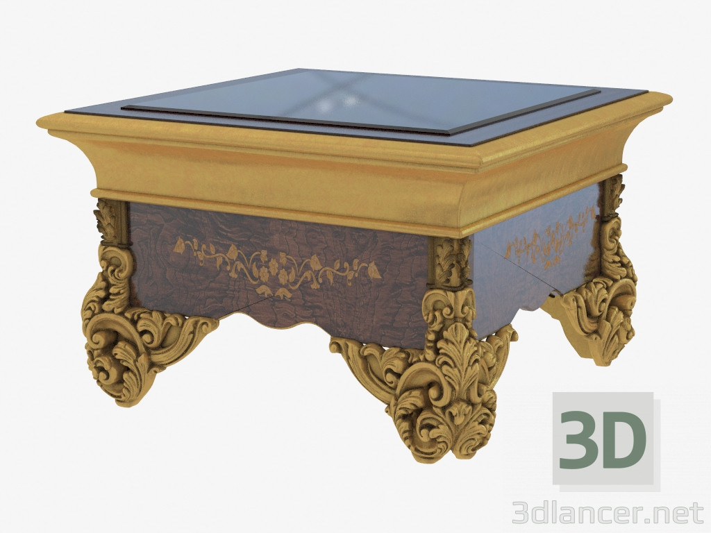 3D Modell Klassischer Couchtisch im Epochenstil 1526 - Vorschau