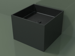 Countertop washbasin (01UN22301, Deep Nocturne C38, L 48, P 48, H 36 cm)