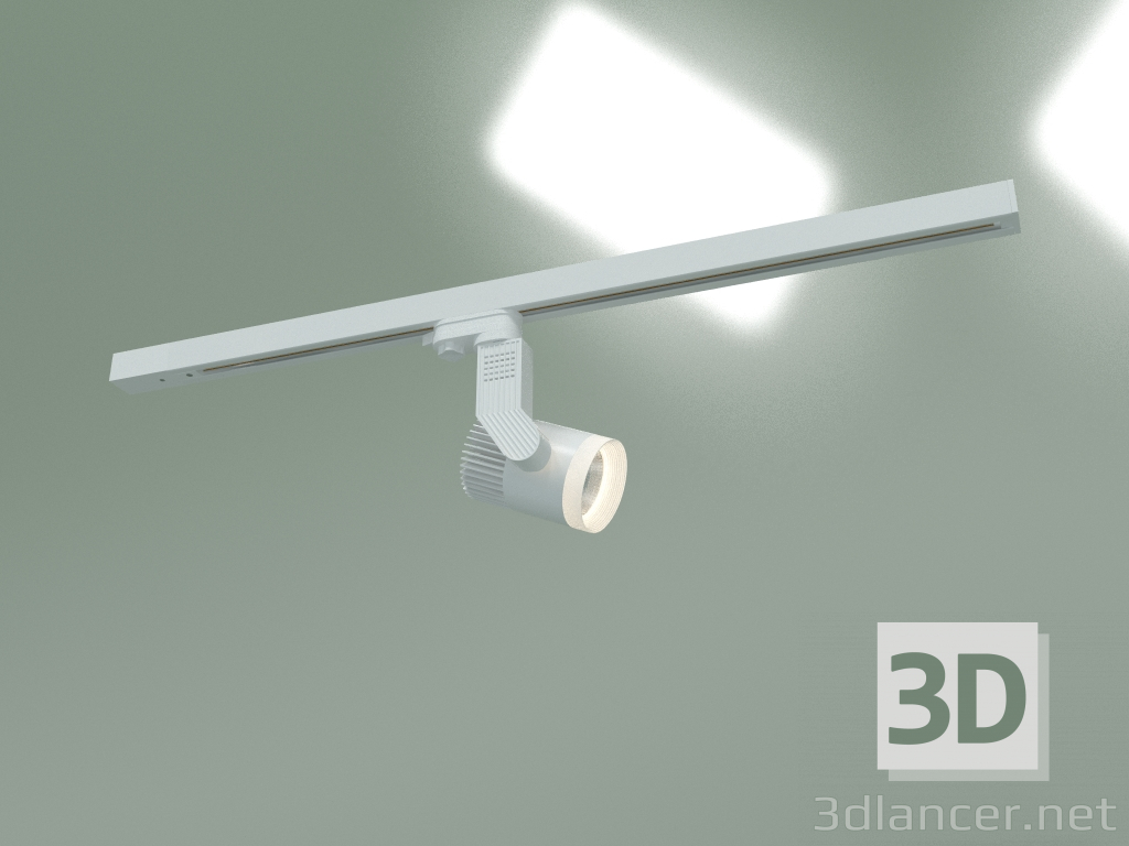 modèle 3D Rail d'éclairage LED monophasé Accord LTB 17 (blanc) - preview