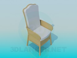 Un asiento de la silla