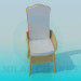 3 डी मॉडल एक नरम सीट कुर्सी - पूर्वावलोकन