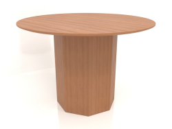 Dining table DT 11 (D=1100х750, wood red)