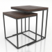 3d model Coffee table (dark walnut) - preview