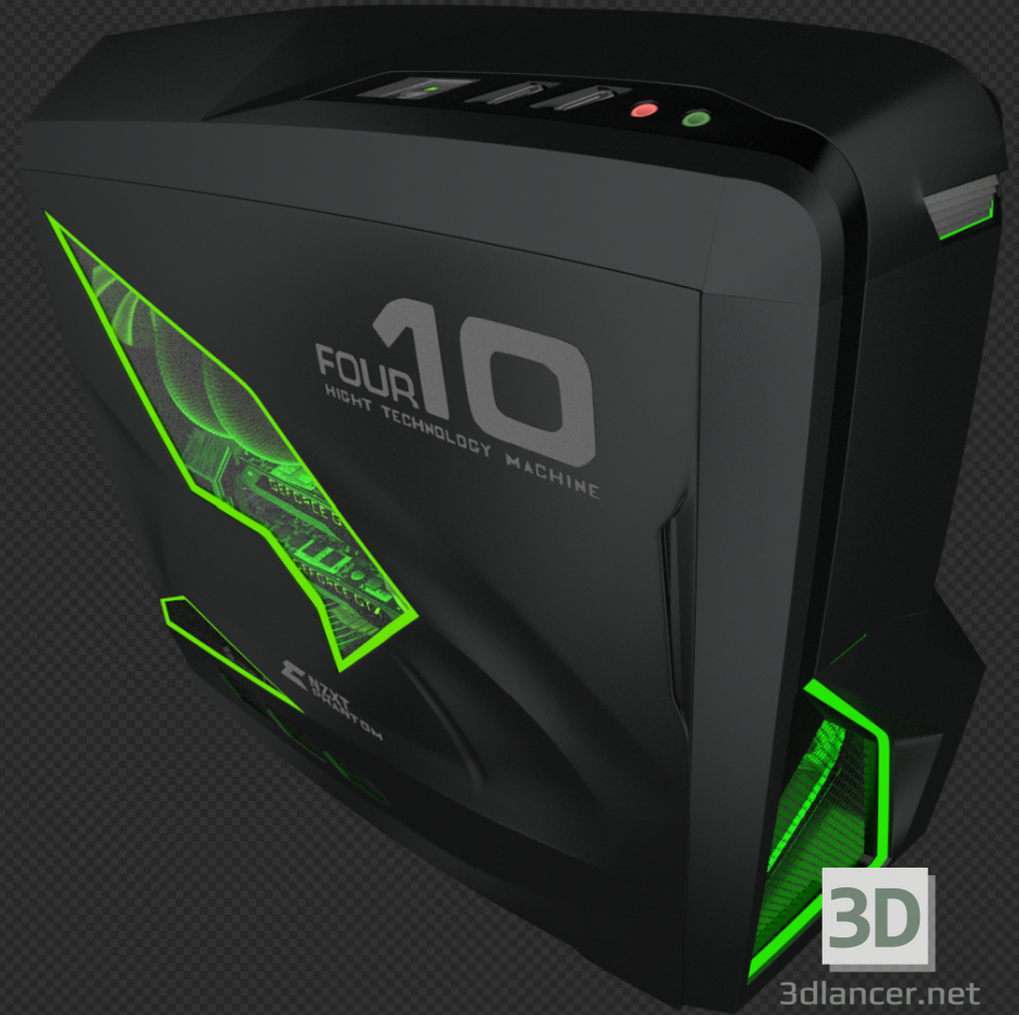 modèle 3D PC - preview