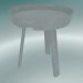 modello 3D Tavolino Around (piccolo, grigio) - anteprima