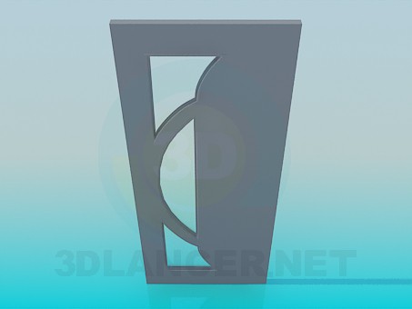 modello 3D Porta - anteprima