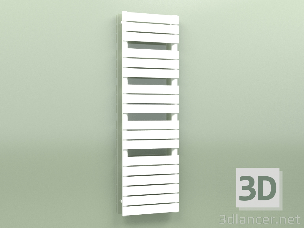 3D modeli Isıtmalı havlu askısı - Muna (1650 x 500, RAL - 9016) - önizleme