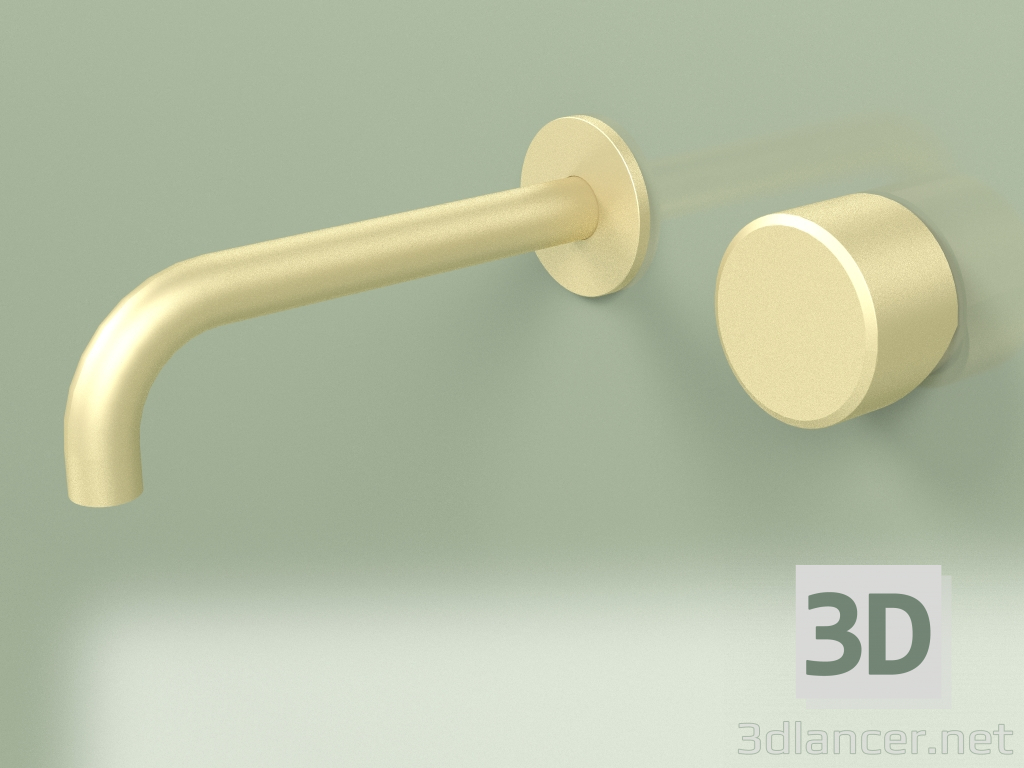 3d model Wall-mounted mixer with spout (16 10 T, OC) - preview